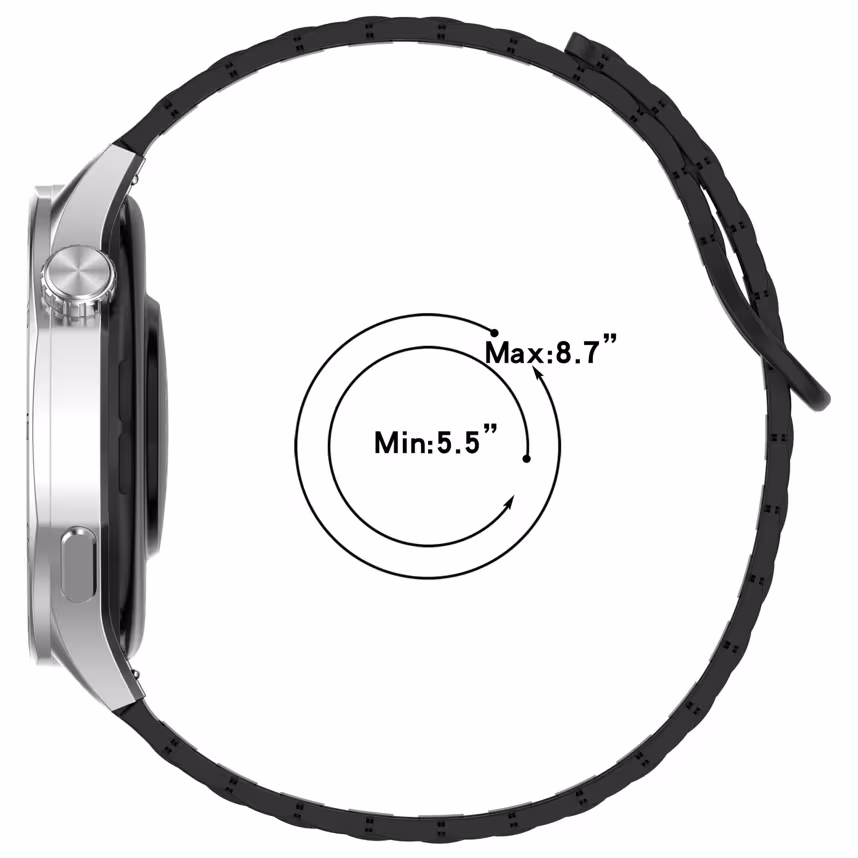 Felixx Smartwatcharmb&auml;nder Magnet Silikon Green- Universal 22mm
