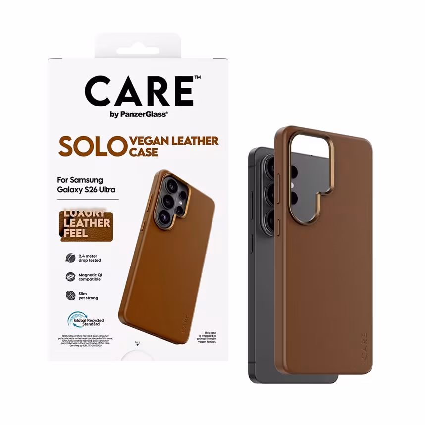 PanzerGlass Care SOLO Case Samsung Galaxy S26 Ultra Brown