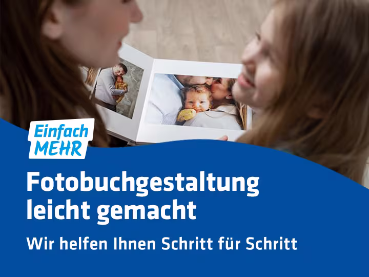 Hinweisbilder zur Fotobucherstellung