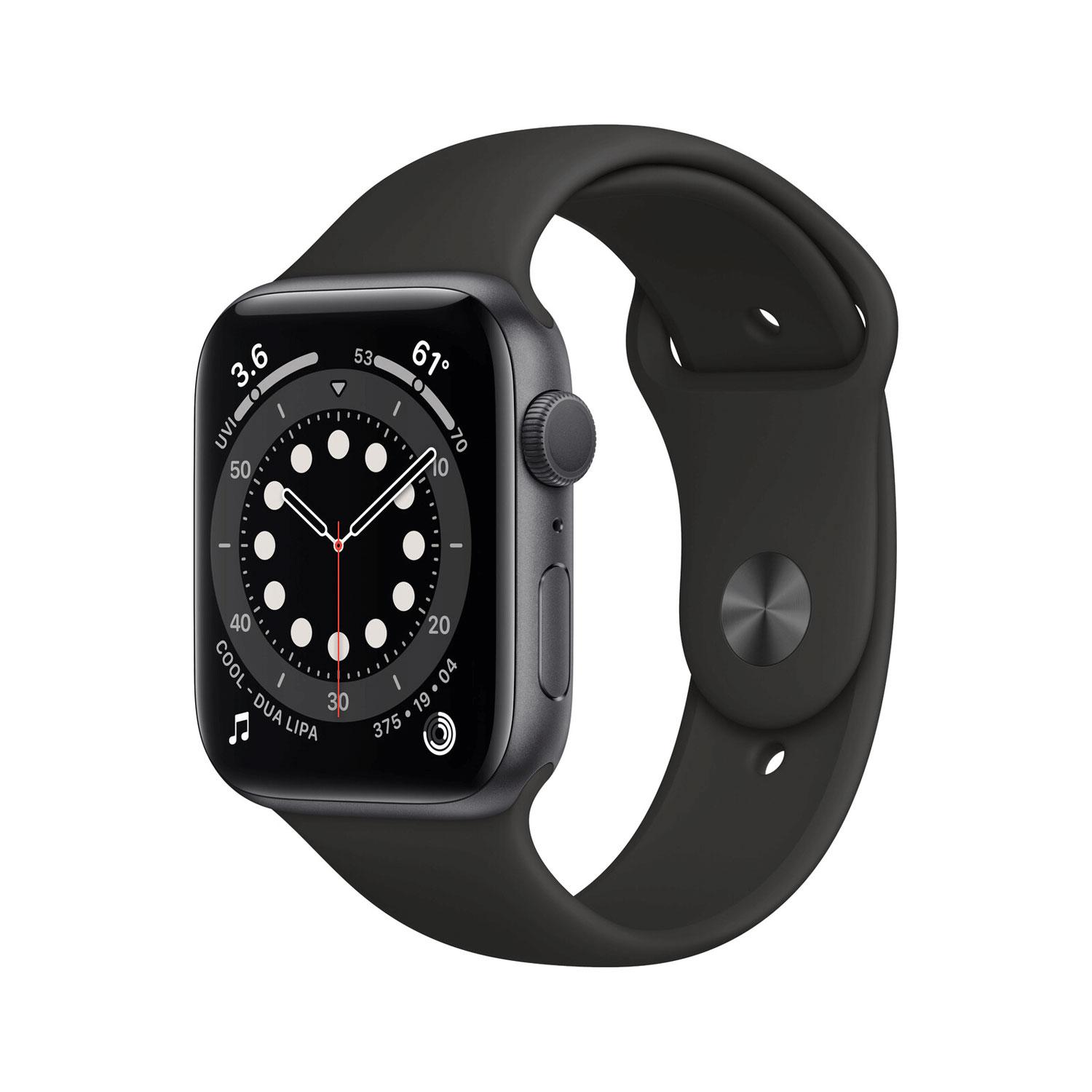 Apple Watch Series 6 Cellular Alu space grau 44mm schwarz