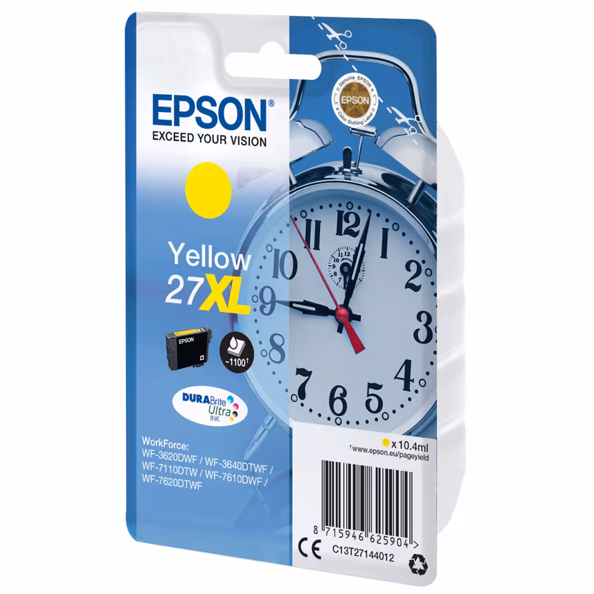 Epson 27XL T2714 Tinte Yellow 10,4ml