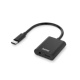 Hama 2in1 USB-C - USB-C Audio-Ladeadapter 3,5mm schwarz 