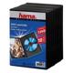 Hama 51276 DVD-Leerhülle Standard, 10er-Pack, Schwarz