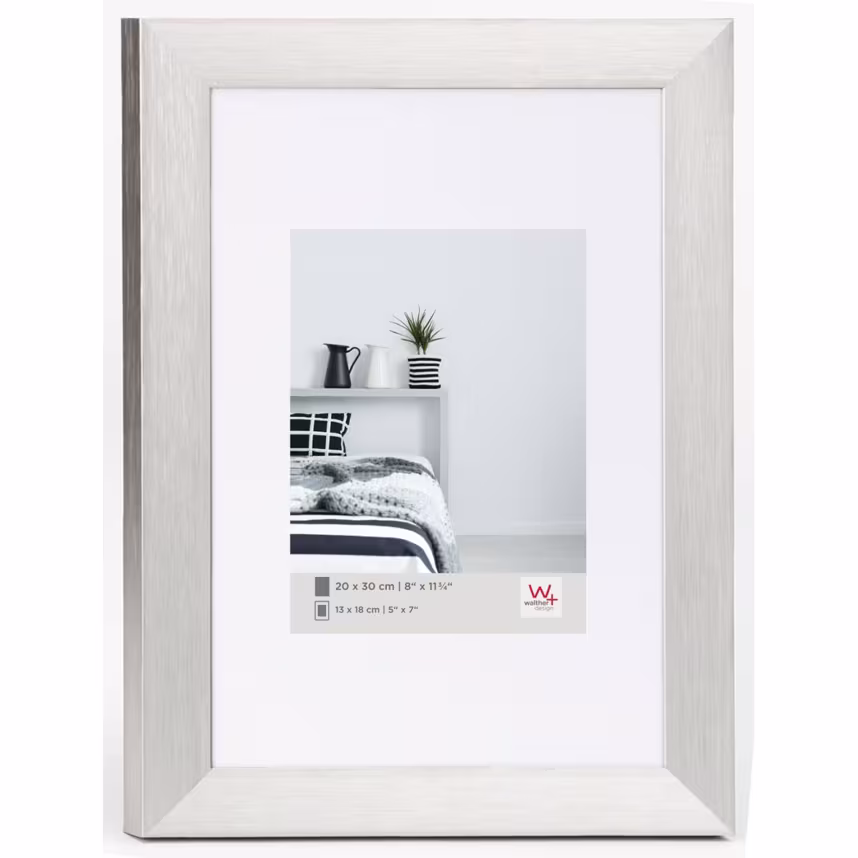 Bilderrahmen Aluline 20x30cm Metall silber