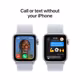 Apple Watch SE LTE 40mm silver Alu Case + blue Loop