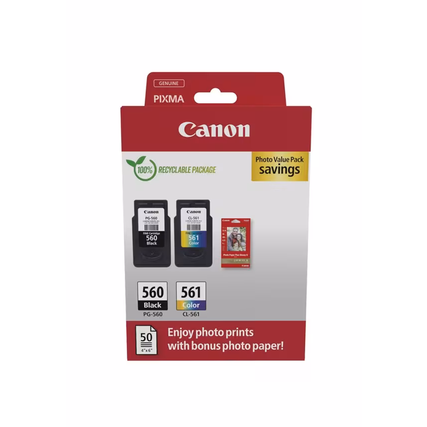 Canon Patronen 560/561 inkl Papier