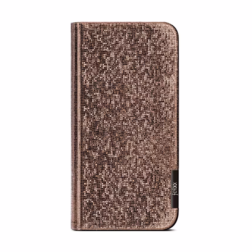 felixx Book Case NASSAU Samsung Galaxy A55 Glitter bronze
