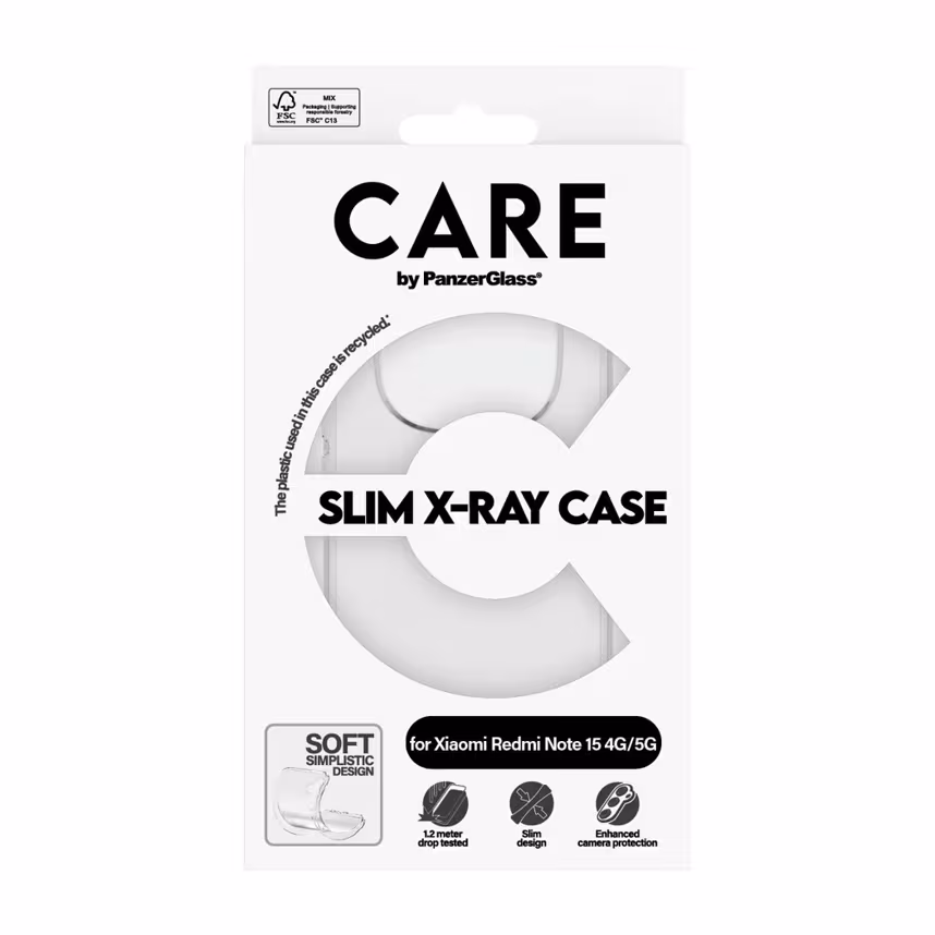 PanzerGlass CARE Ultra-Wide Fit Back Xiaomi Redmi Note 15 4G/5G