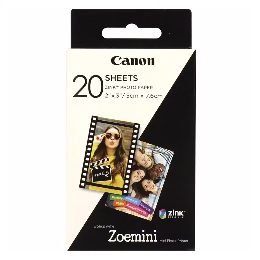 Canon ZP-2030 Zoemini Zink Papier 20 Blatt