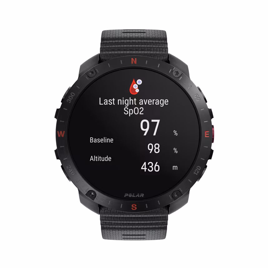 Polar Grit X2 Pro schwarz S/L HR