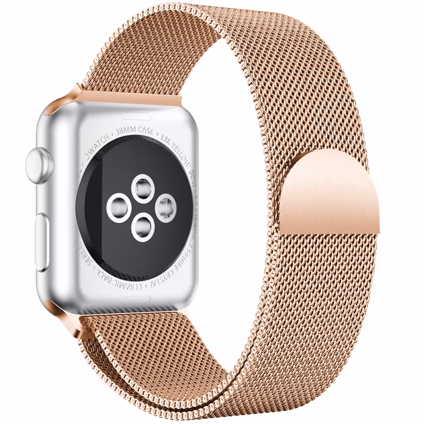 Felixx Smartwatcharmband Edelst.Milanaise Rosegold 38/40 iWatch

