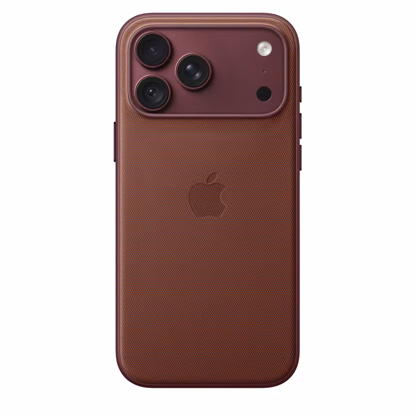 Apple iPhone 18 Pro Max TechWoven Case mit MagSafe Burgundy
