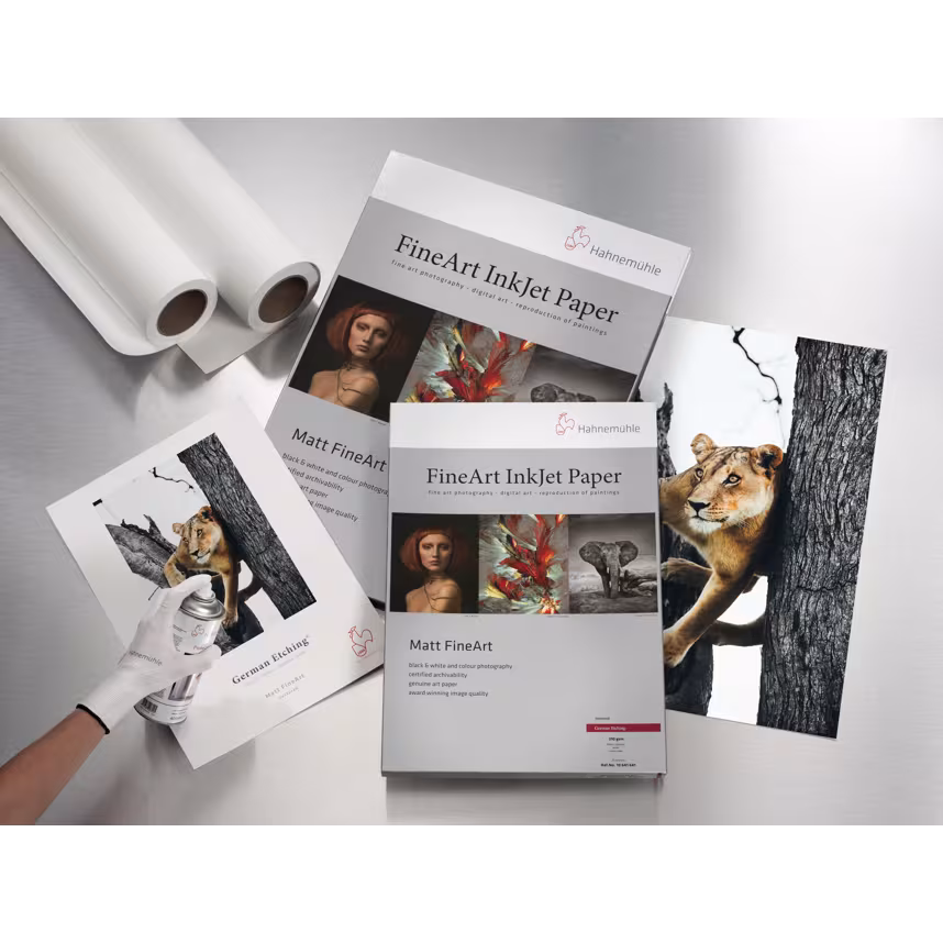 Hahnemühle German Etching 310gsm A3+ 25 Blatt 