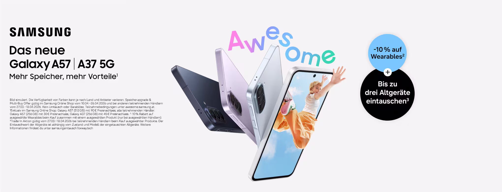 "Web_2026_03_TK_Samsung_A57_A37_Launch_SalesStart_SSS_desktop_2040x780px"