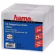 Hama 51168 CD-Leerhülle Slim Double 25er-Pack Transparent