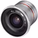 Samyang 12/2,0 APS-C Fuji X silber + UV Filter