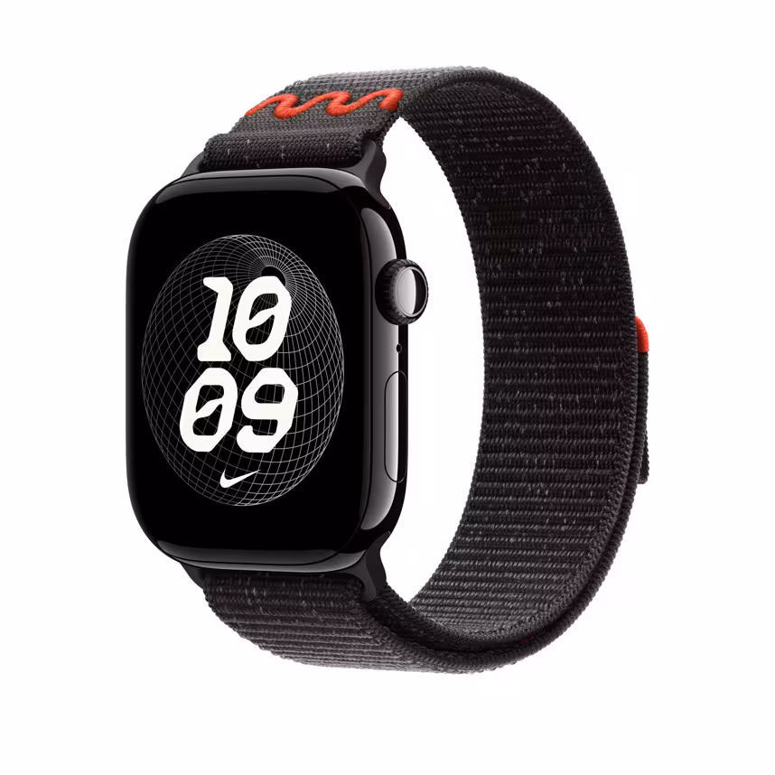 Apple Watch 46mm Midnight Black Nike Sport Loop