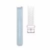 Polar Armband Sil 20mm S-L weiß/türkis 