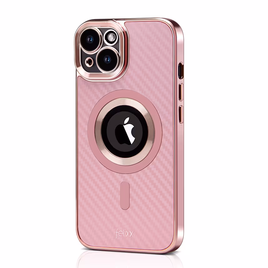 Felixx Back Carbon App iPhone 15 rose