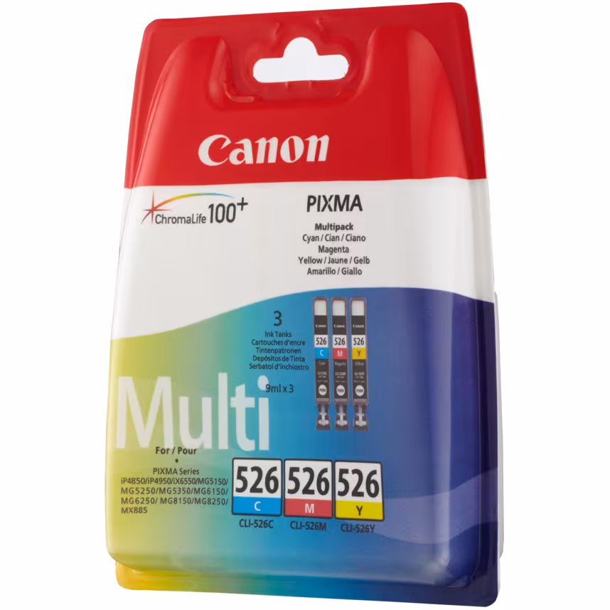 Canon CLI-526CMY Tinte color