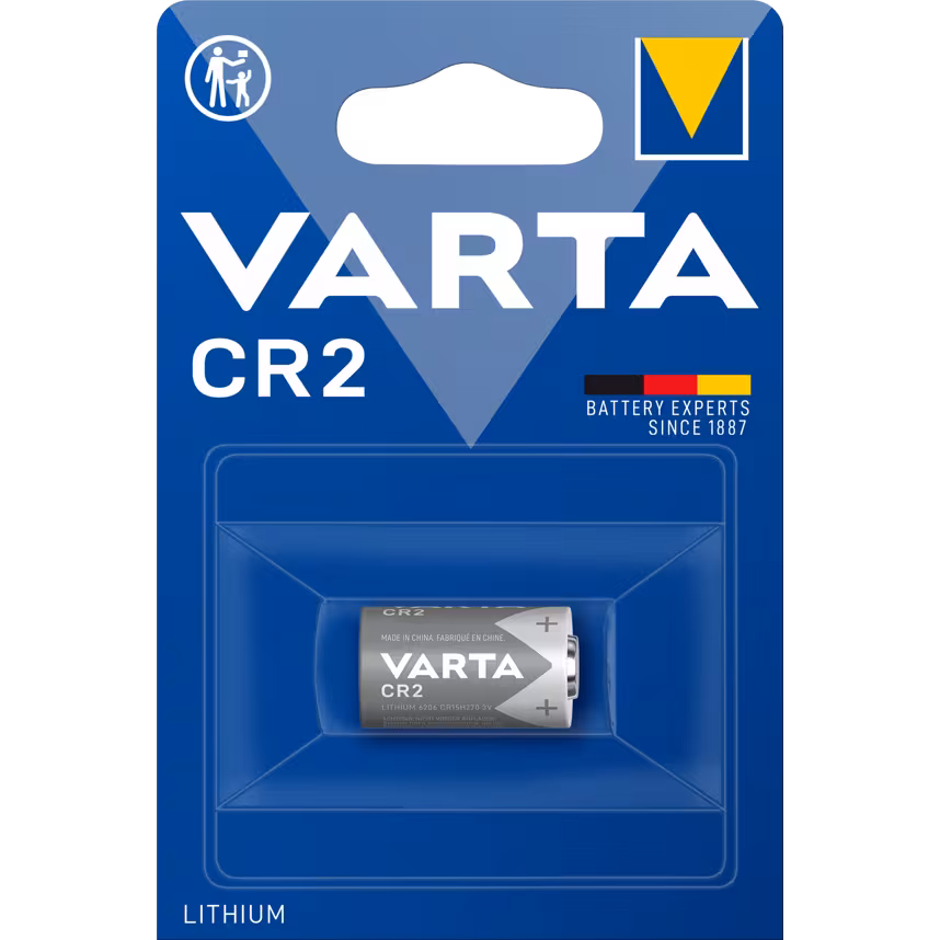 Varta 6206 CR2 Lithium Cylindrical 3V