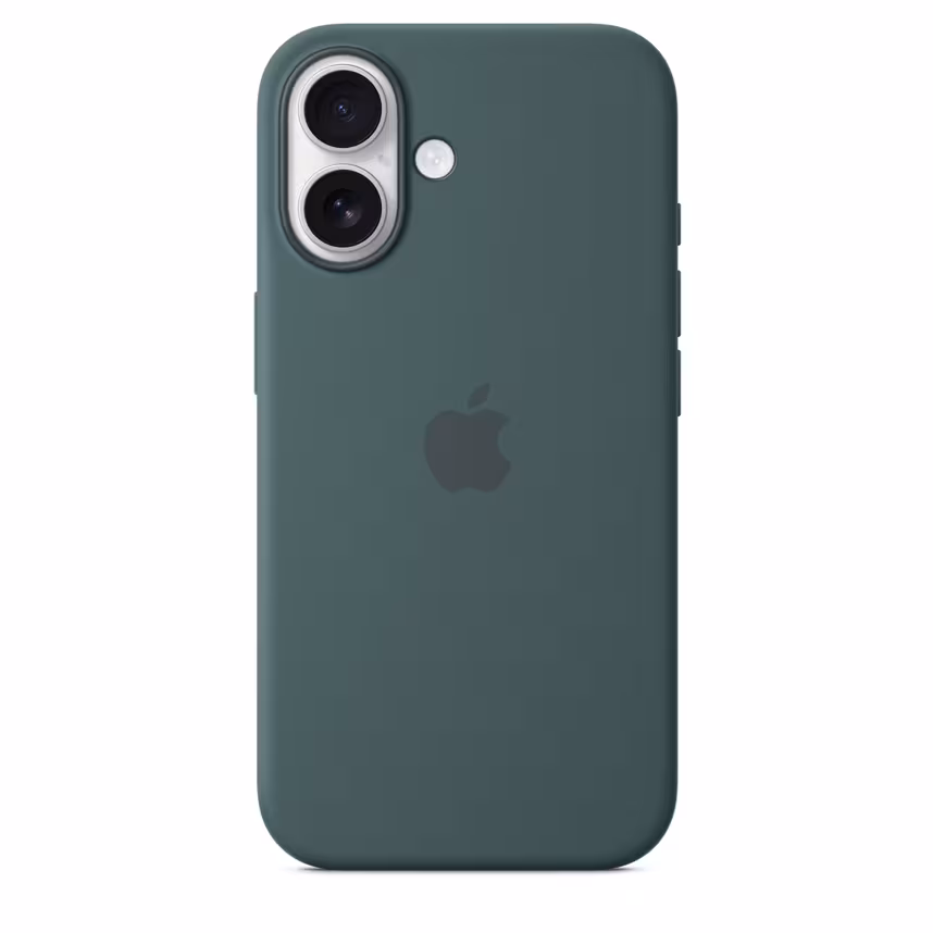  Apple iPhone 16 Silikon Case mit Magsafe lake green 