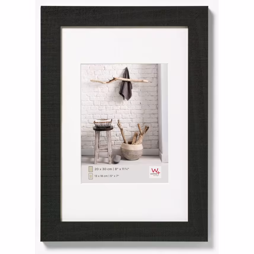Bilderrahmen Home 20x30cm Holz schwarz