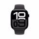 Apple Watch S10 GPS 46mm silver Alu Case + black Band S/M