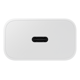 Samsung Fast Charger USB-C 25W W/O mit Kabel weiß