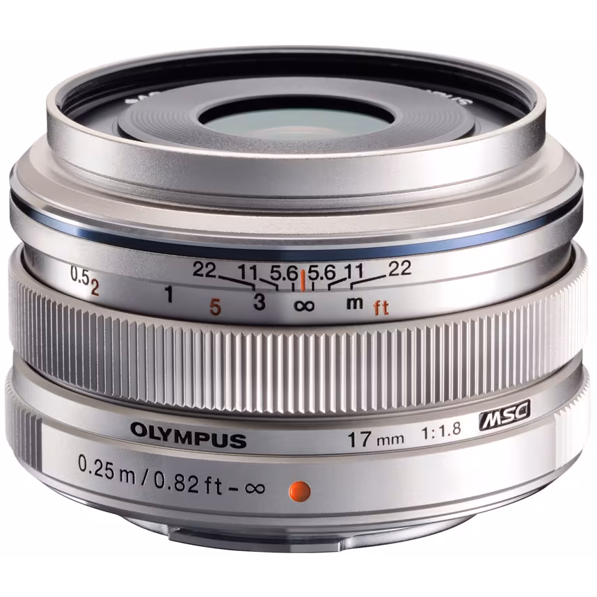 Olympus M.ZUIKO DIGITAL 17/1,8 Silber
