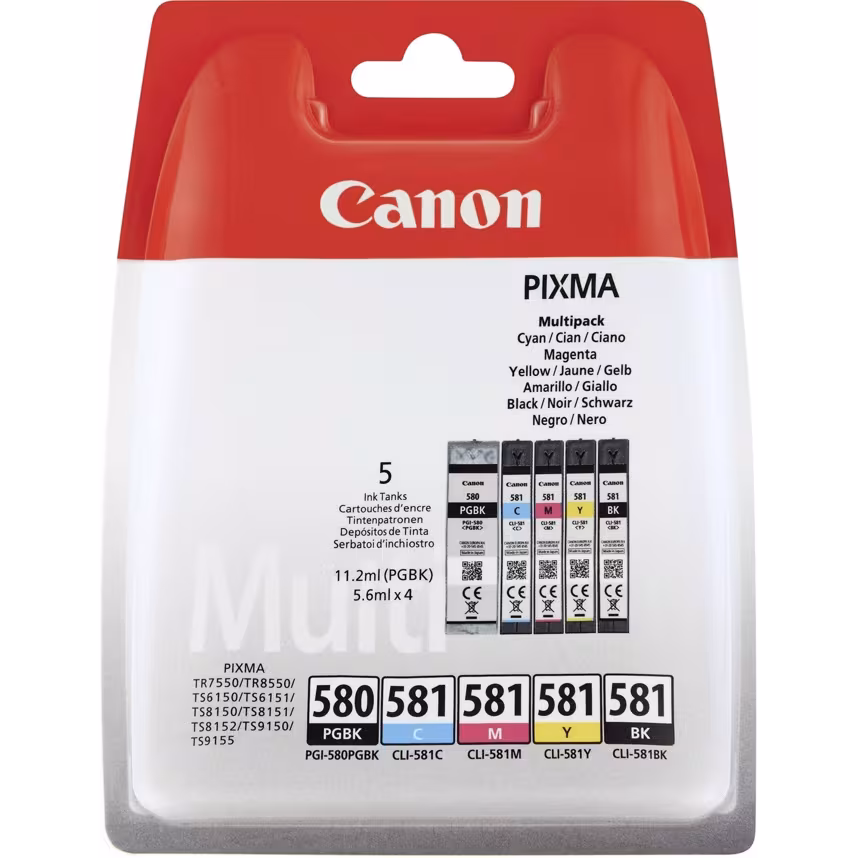 Canon PGI-580/CLI-581 BK/CMYK
