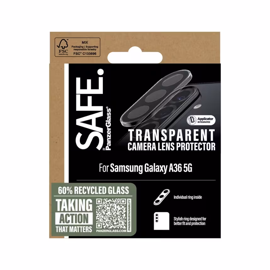 SAFE PanzerGlass CLP Transparent Samsung Galaxy A36 5G