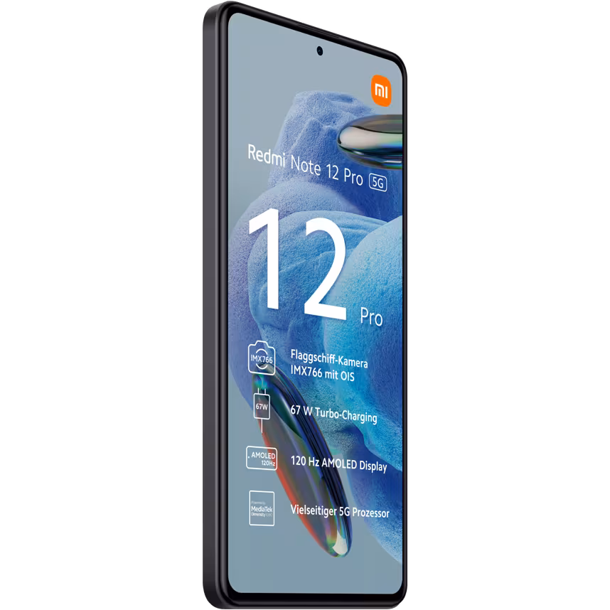 Xiaomi Redmi Note 12 Pro 5G 128GB schwarz 
