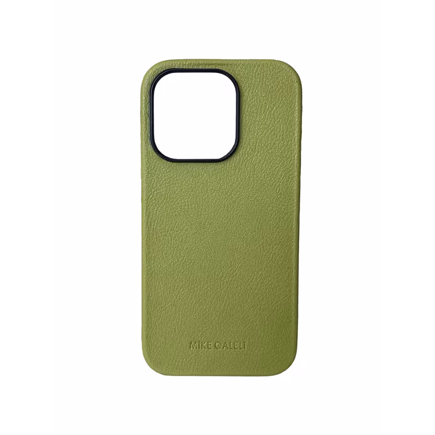 Galeli Back JONA Apfelleder Apple iPhone 15 Pro green
