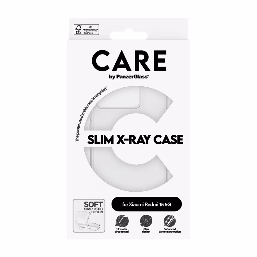 PanzerGlass Back Care X-Ray-Soft Basic Xiaomi Redmi 15 5G Clear
