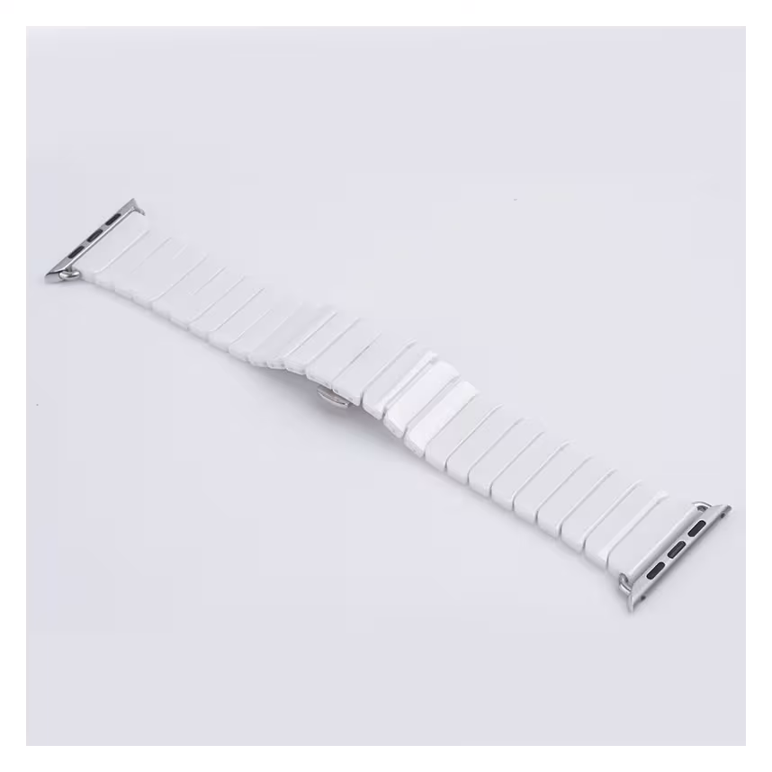 Mika Uhrenarmband Apple 38/40mm Keramik wei&szlig;