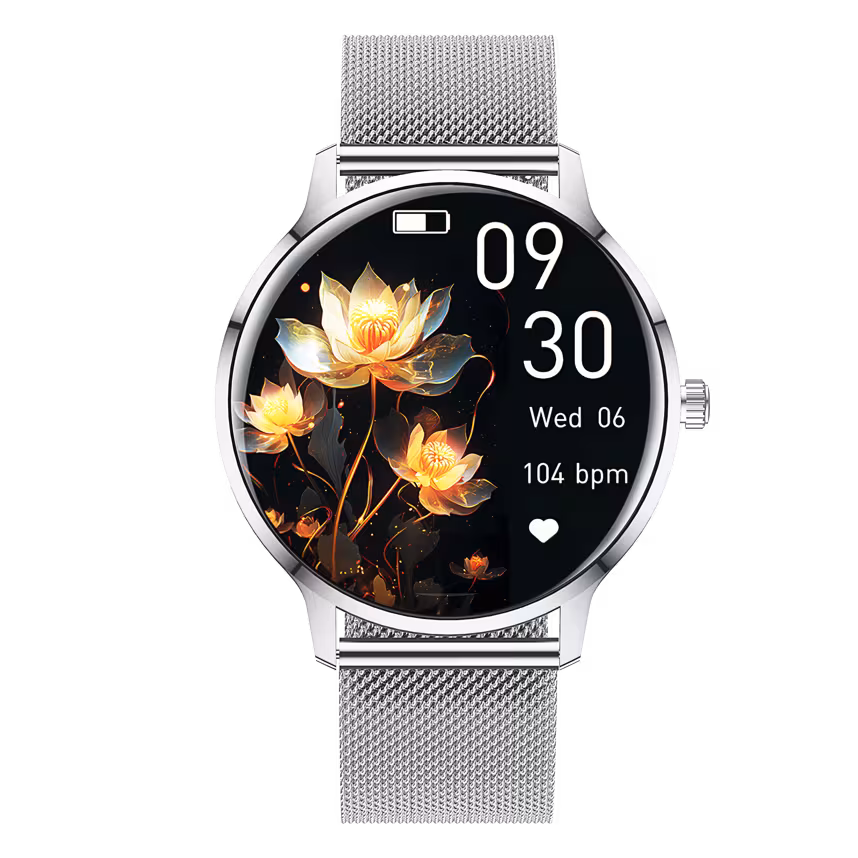 Felixx Smartwatch F616, Amoled 1.65, SUN, silver