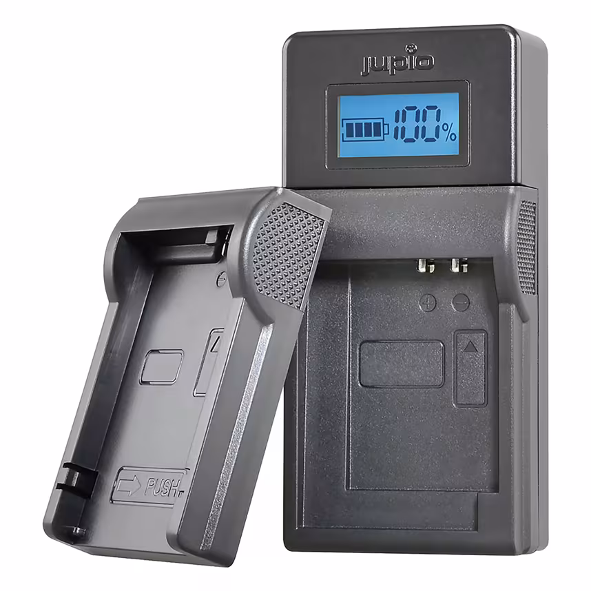 Jupio Brand Charger für Nikon, Fuji, Olympus 7.2-8.4V