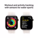 Apple Watch S10 LTE 46mm gold Titanium Case + starlight S/M