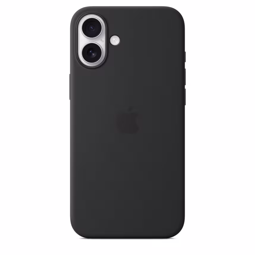  Apple iPhone 16 Plus Silikon Case mit Magsafe black 