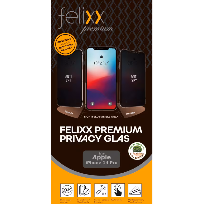 Felixx Glas Full Privacy Premium iPhone 14 Pro 