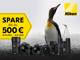 Pinguine mit diversen Nikon Kameras, Objektiven und Fernglas, die am Nikon Winter Sofortrabatt teilnehmen
