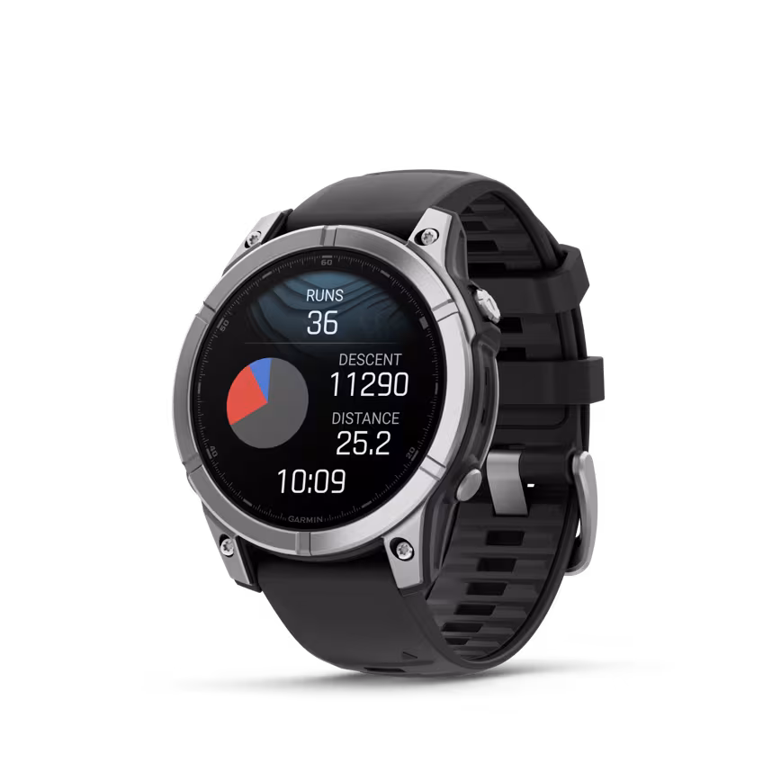 Garmin Fenix E 47mm schwarz/silber