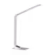 Axxtra Tischlampe mit QI Wireless Ladefunktion Silber