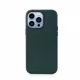 Felixx Back Cover Leder Apple iPhone 15 Pro dunkelgrün