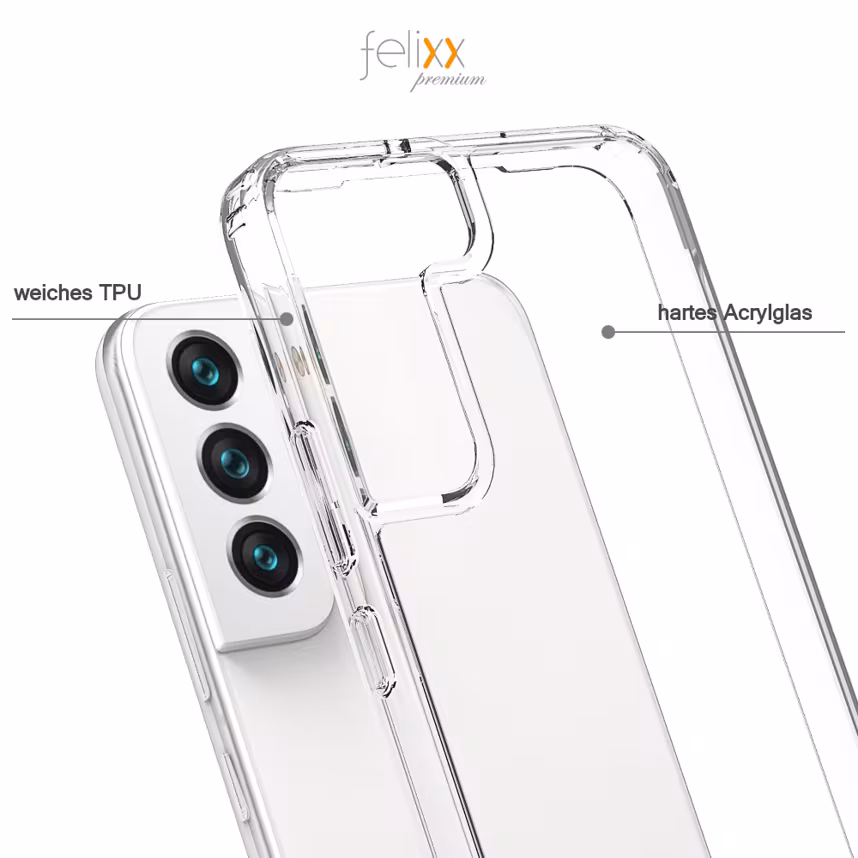 Felixx Back Hybrid Samsung Galaxy S21 FE transparent