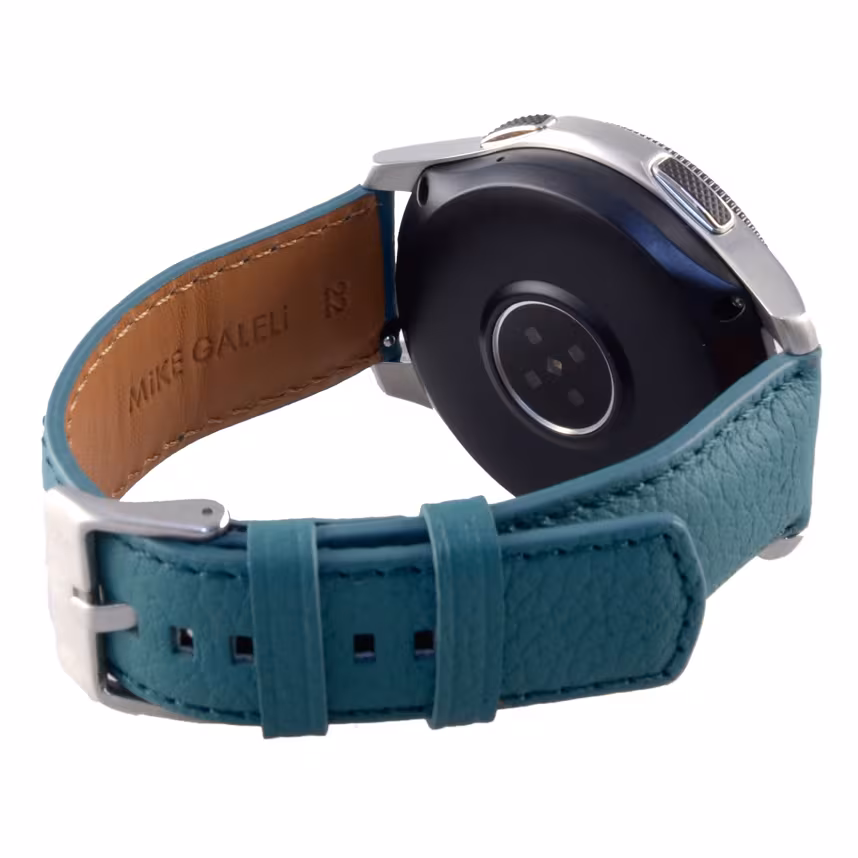 Galeli Band 22mm Echtleder petrol