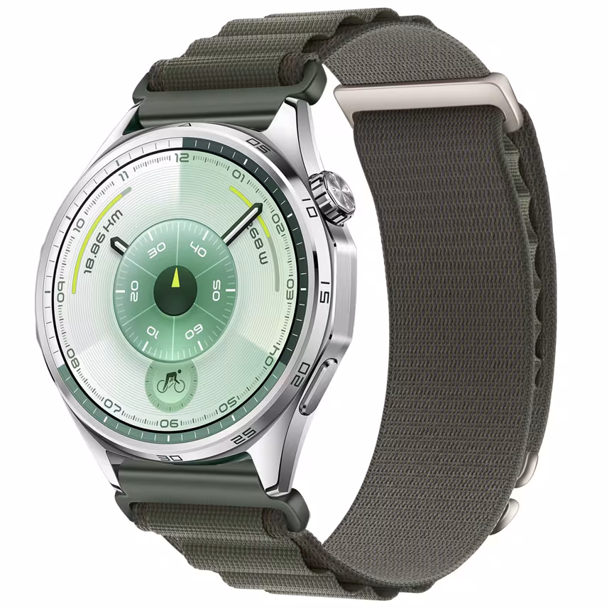 Felixx Smartwatcharmband Nylon Dark Oliv Green-Universal 22mm
