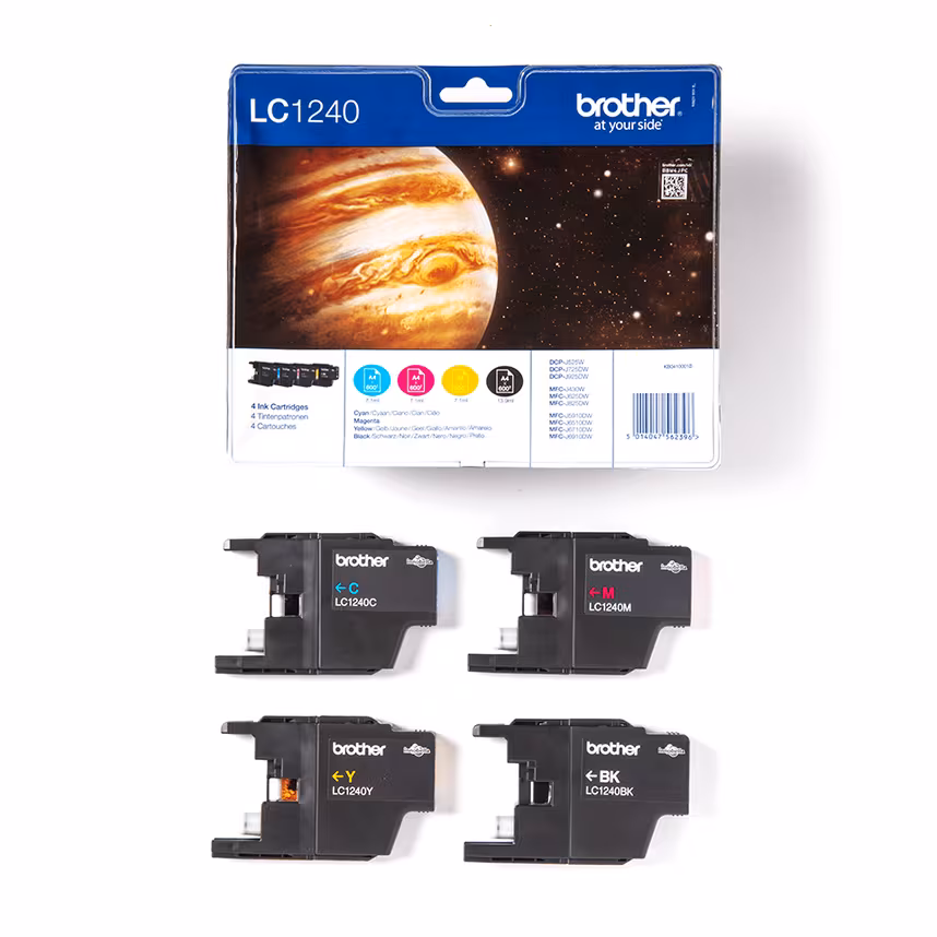 Brother LC1240VALBPDR Value Pack