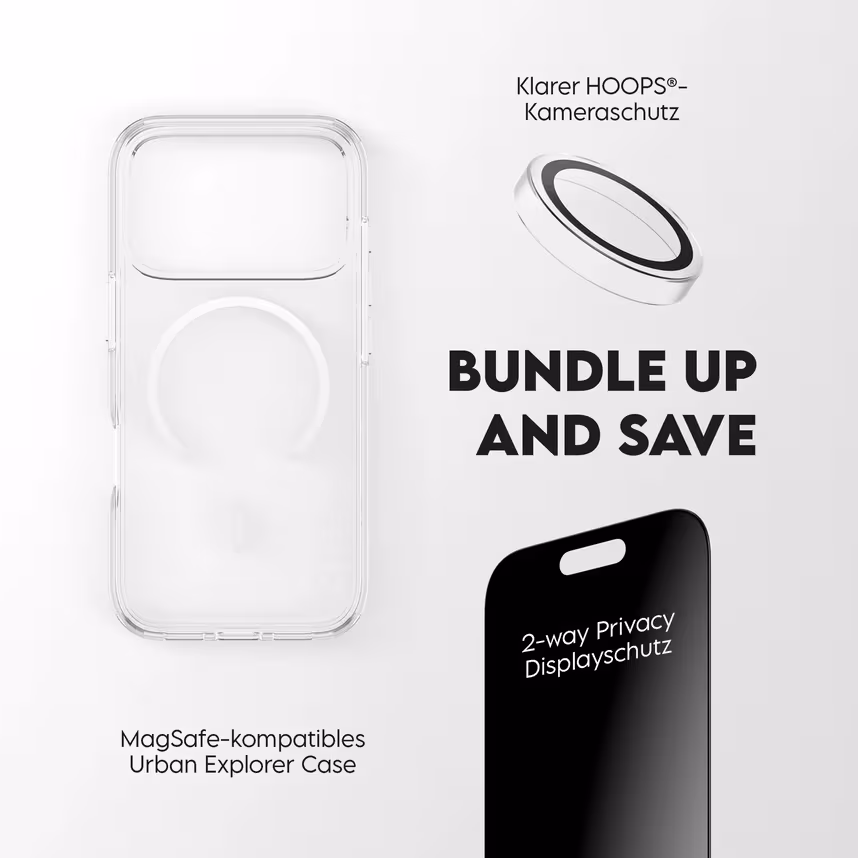PanzerGlass CARE 3-in-1 Flagship Privacy iPhone 17 Pro
